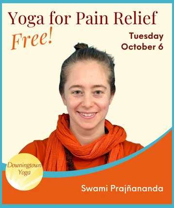 FREE Yoga for Pain Relief - Tuesday October 6