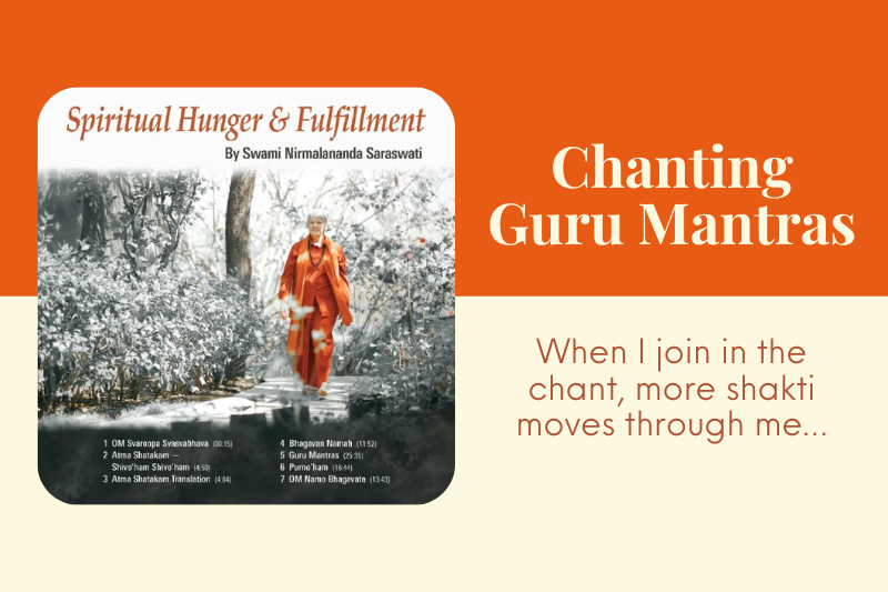 Chanting Guru Mantras